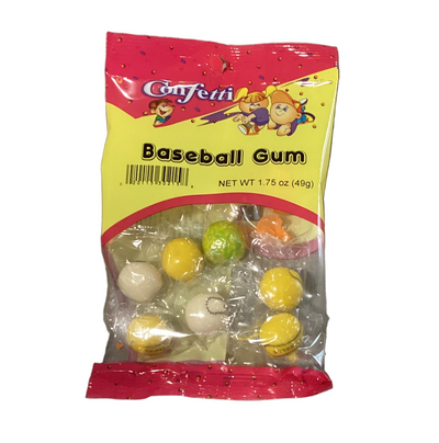 Confetti Baseball Gum 1.75oz