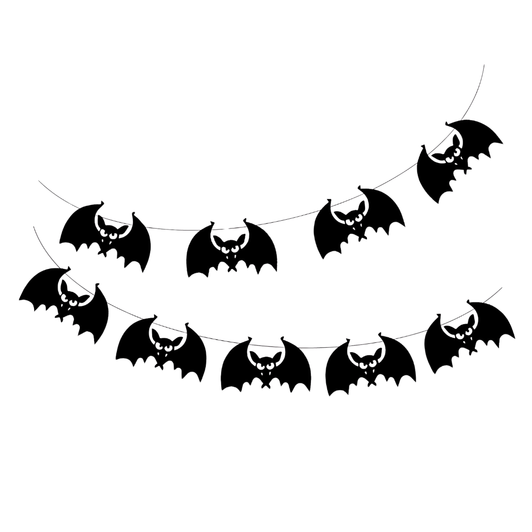 Banderín Murciélagos Halloween (x1u)
