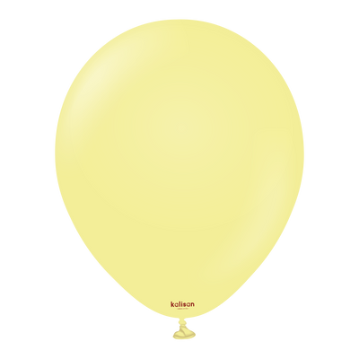 Kalisan Balloons 5" Macaron Yellow 50pcs