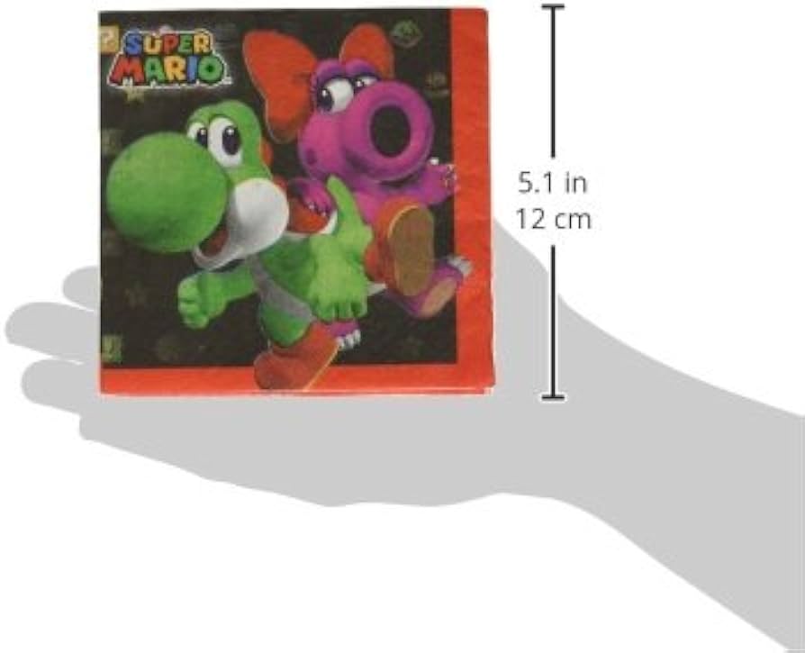 Super Mario Beverage Napkins (x16u)