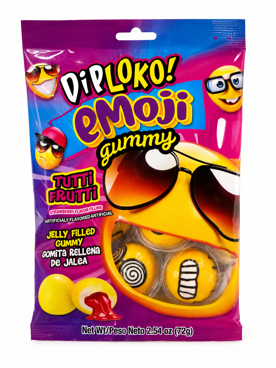 Diploko Gummy Emoji 2.54oz