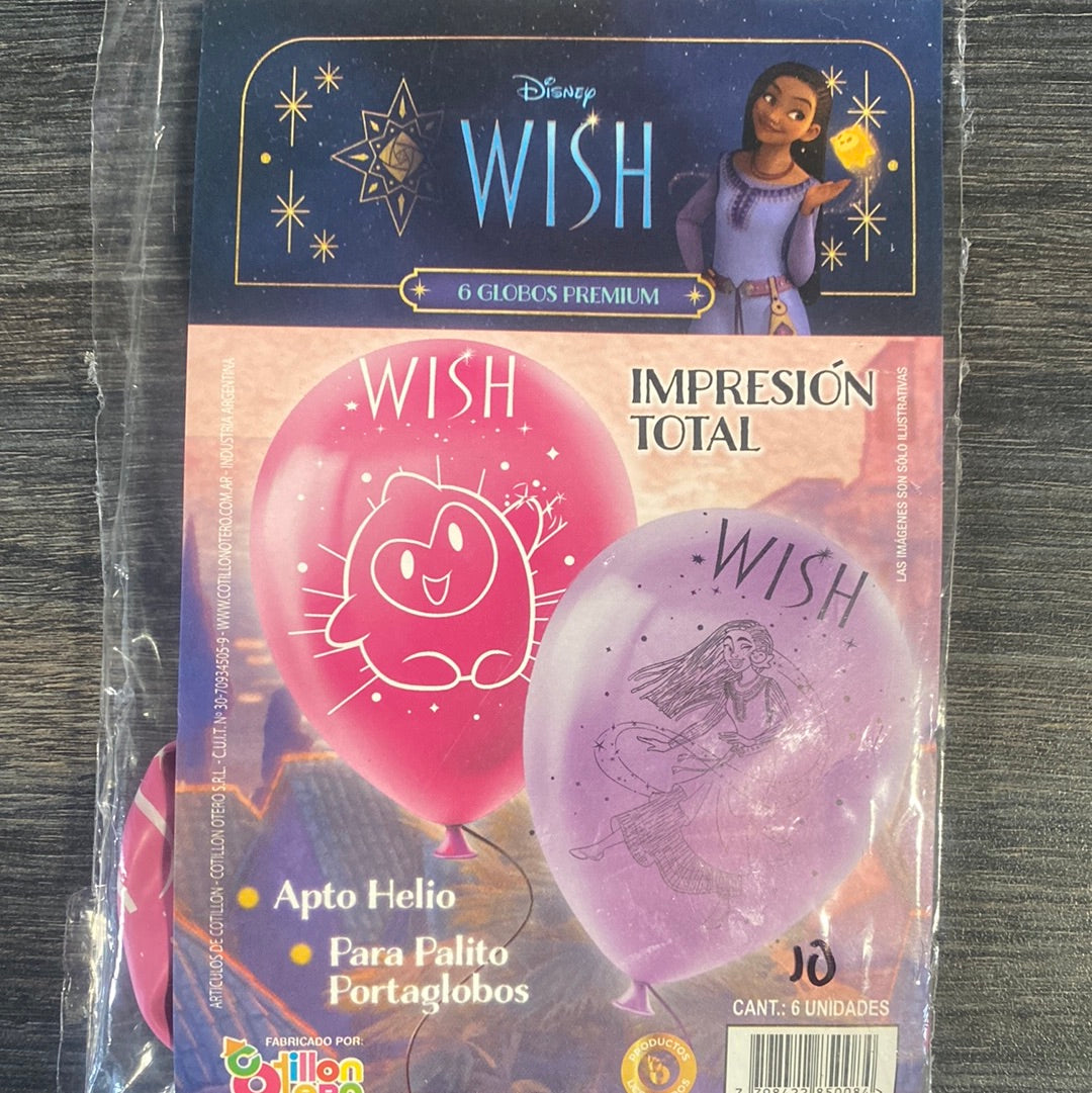 Globo 12" Wish x6