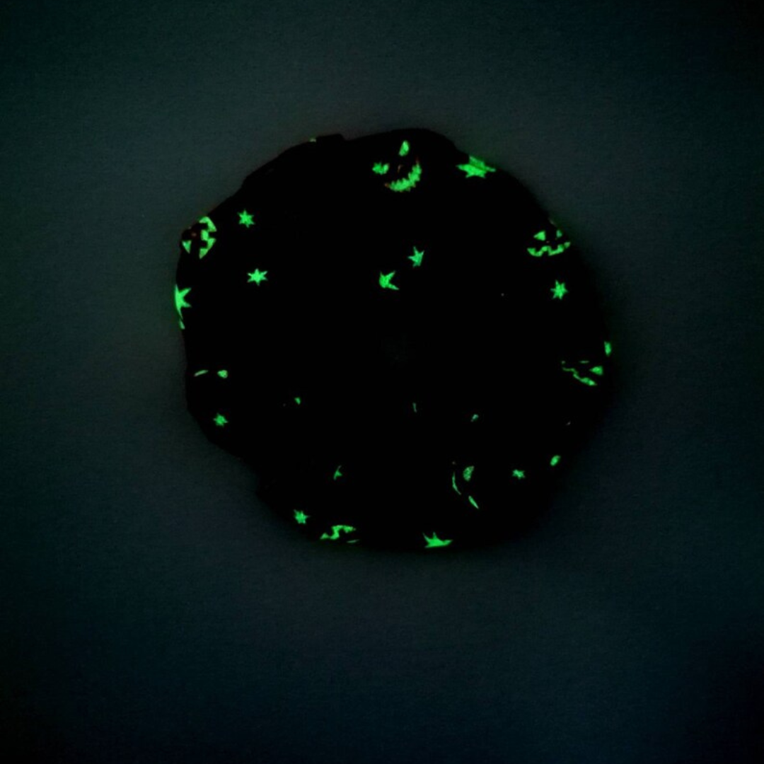 Scrunchies Moños Halloween LED 4" (x1u) - 2 Estilos