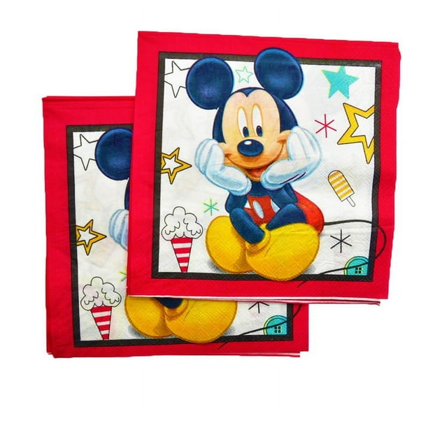 Servilletas Mickey Clasico (x20u)