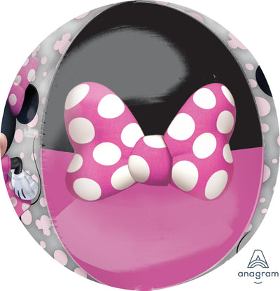 16" Minnie Mouse Forever Orbz Clear Foil Balloon