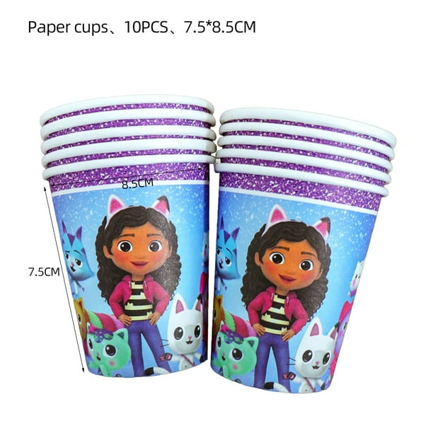 Gabby Dollhouse Vasos (x10u)