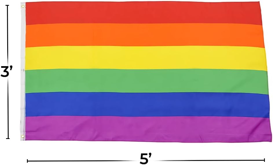 Bandera Rainbow 3x5'