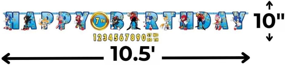 Sonic Customizable Banner 10.7 ft (x1u)