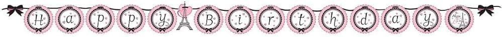 Paris Banner Happy 13th Birthday 8.5ft