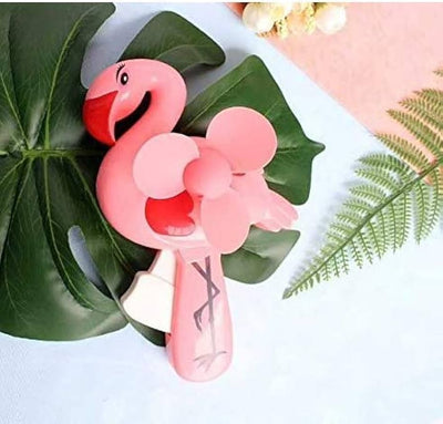 Abanico de Mano en Forma de Flamingo (x1u)