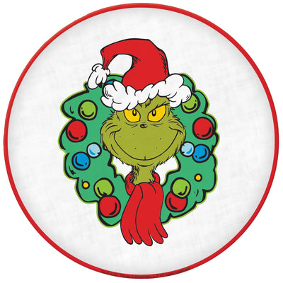 Traditional Grinch Round Platter (14")