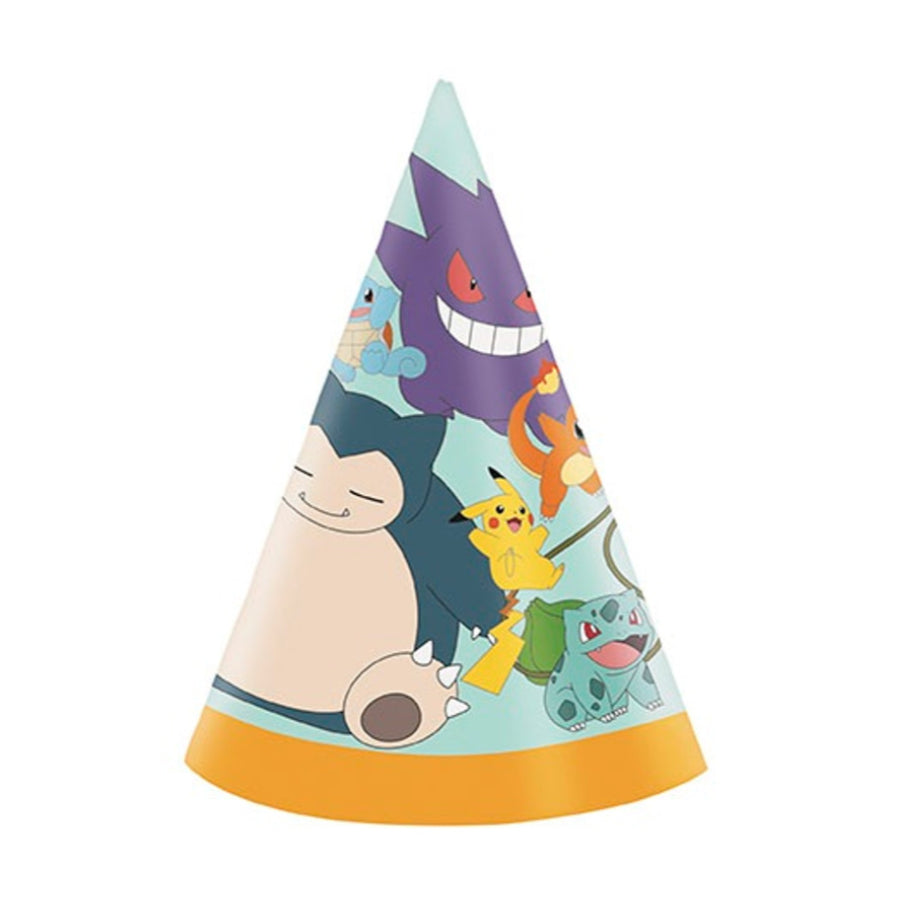 Pokemon Party Hats 8ct