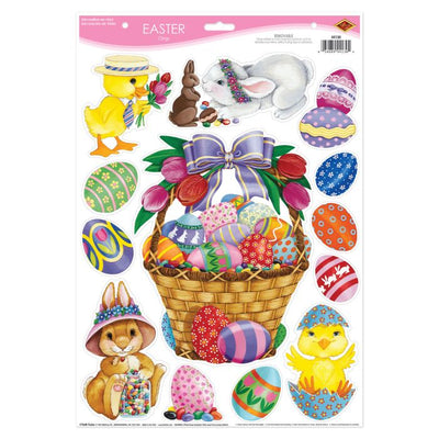 Easter Basket & Friends Clings