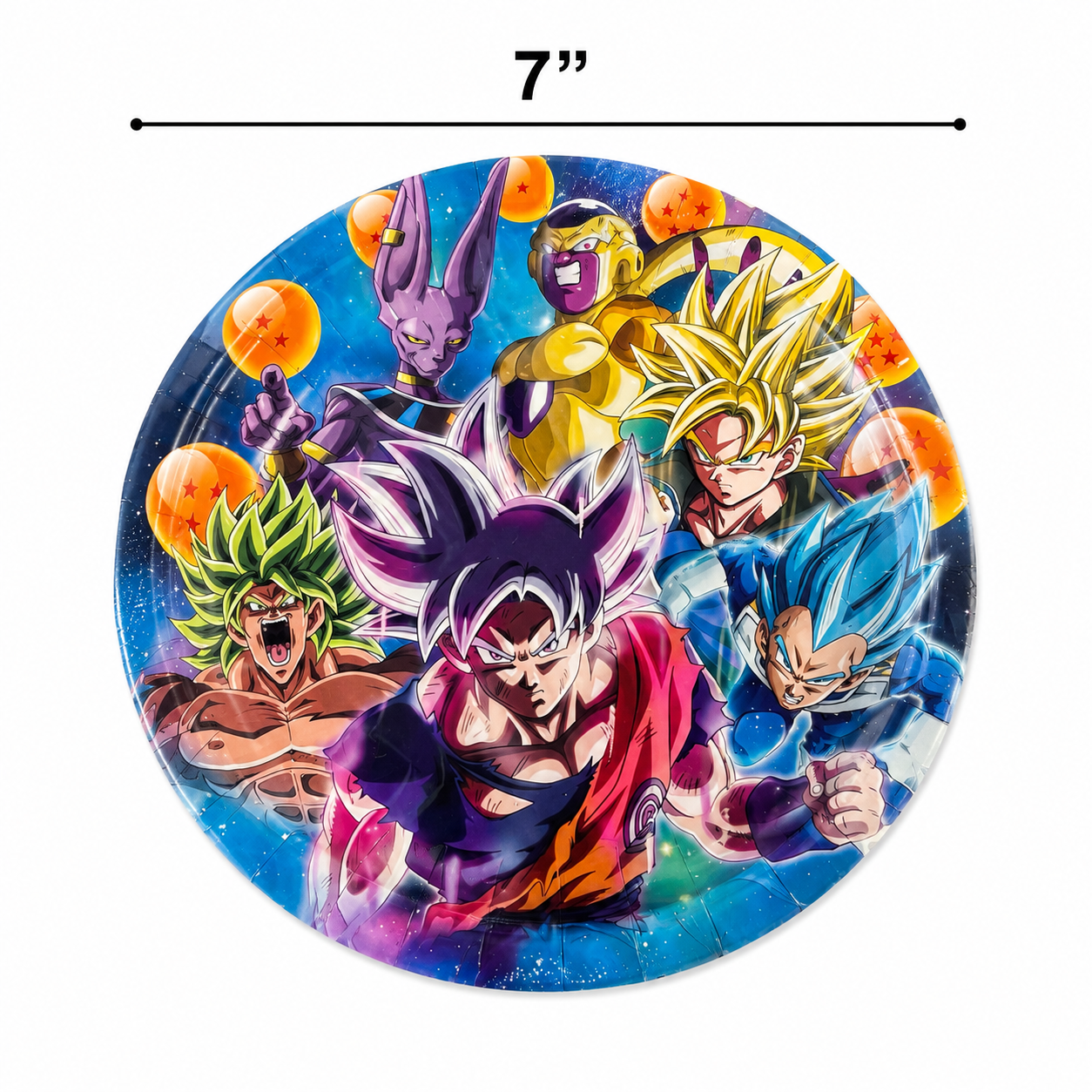 Dragon Ball Z Platos 7" (x10u)