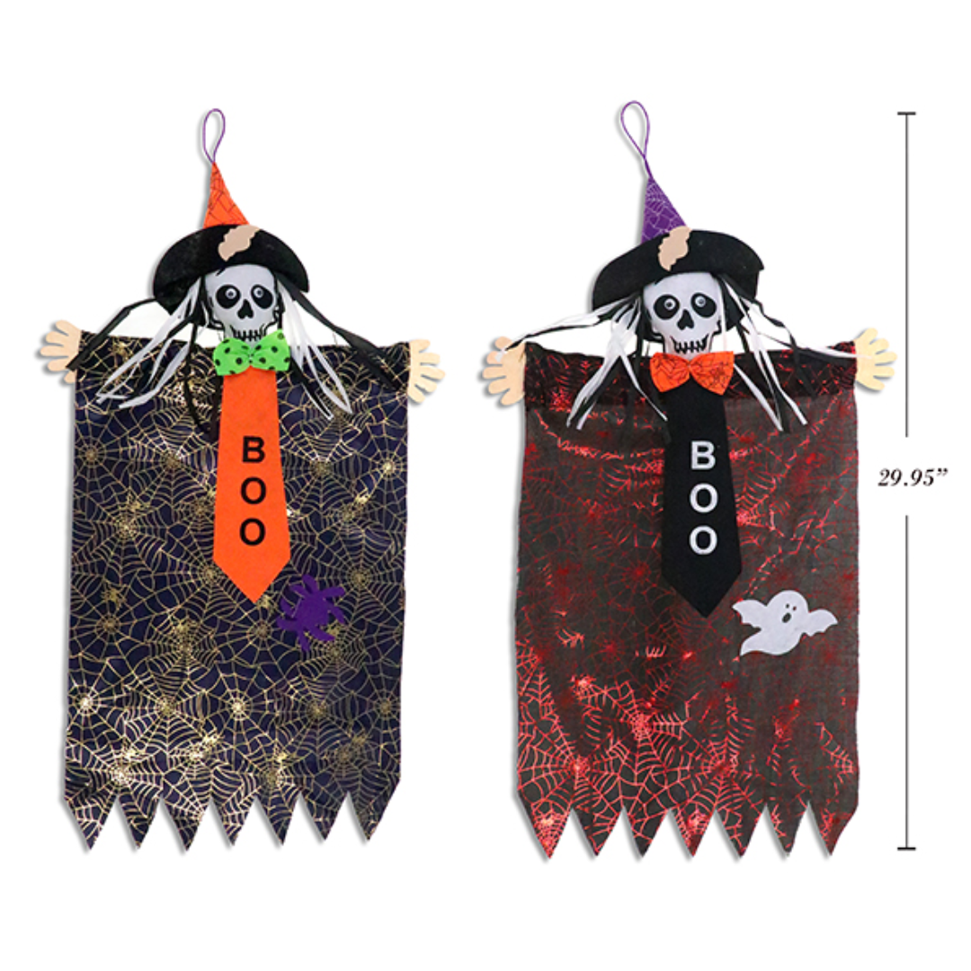Esqueleto Colgante Foil – Halloween 2 Estilos