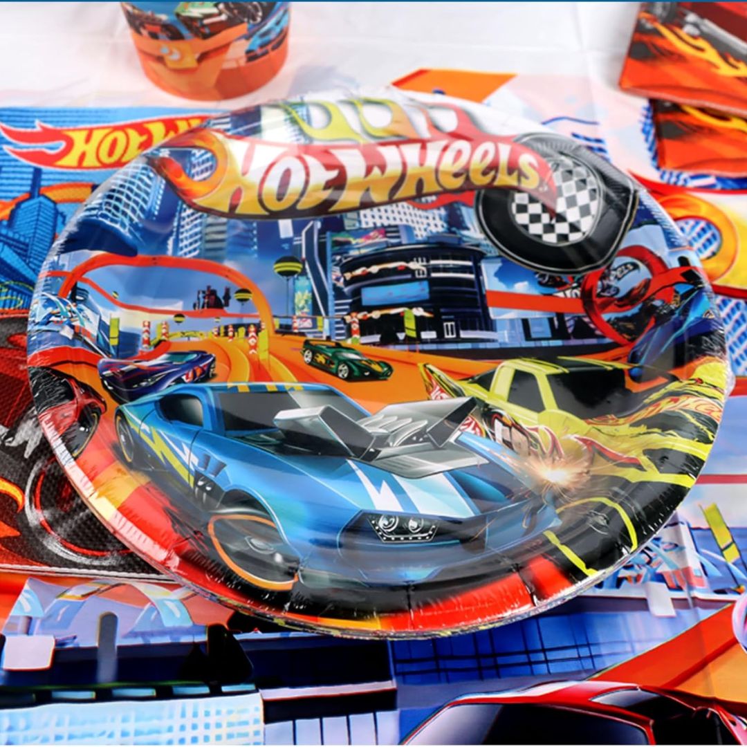 Platos Hot Wheels 7" (x10u)