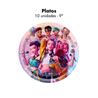Platos Kpop Demon Hunters 9" (x10u)