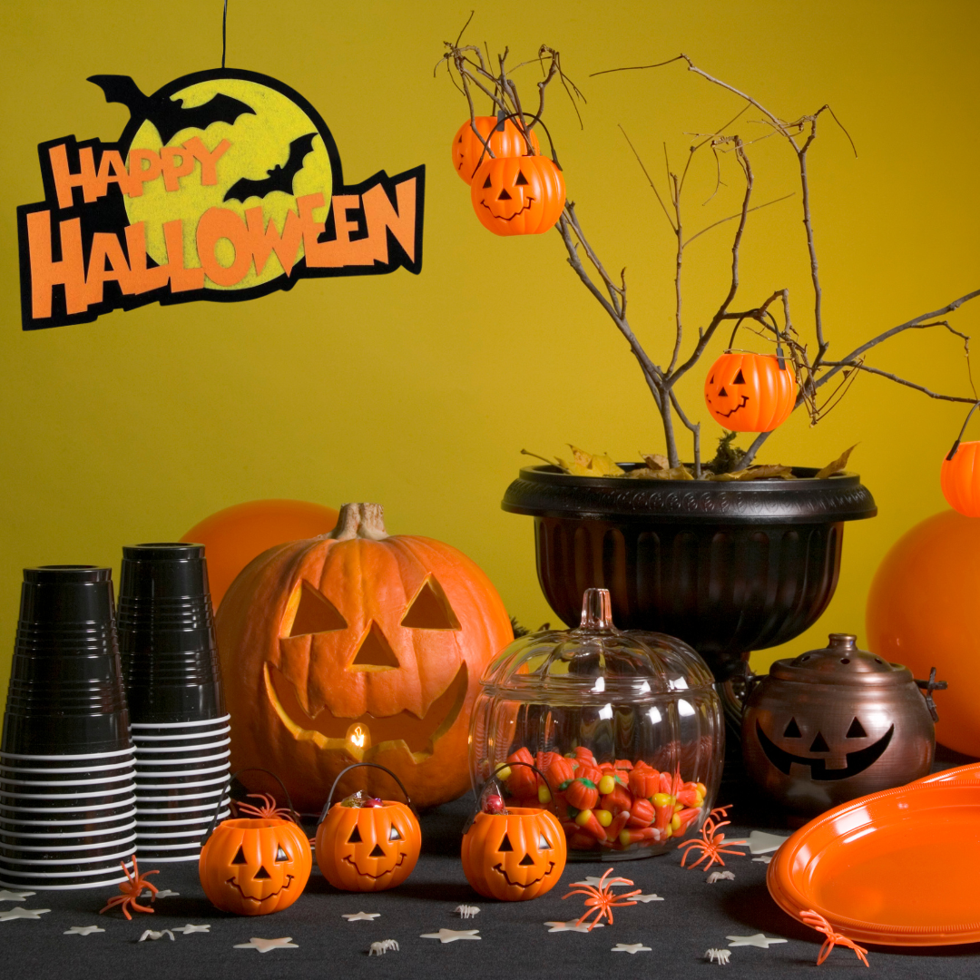 Hanging Felt Happy Halloween Sign