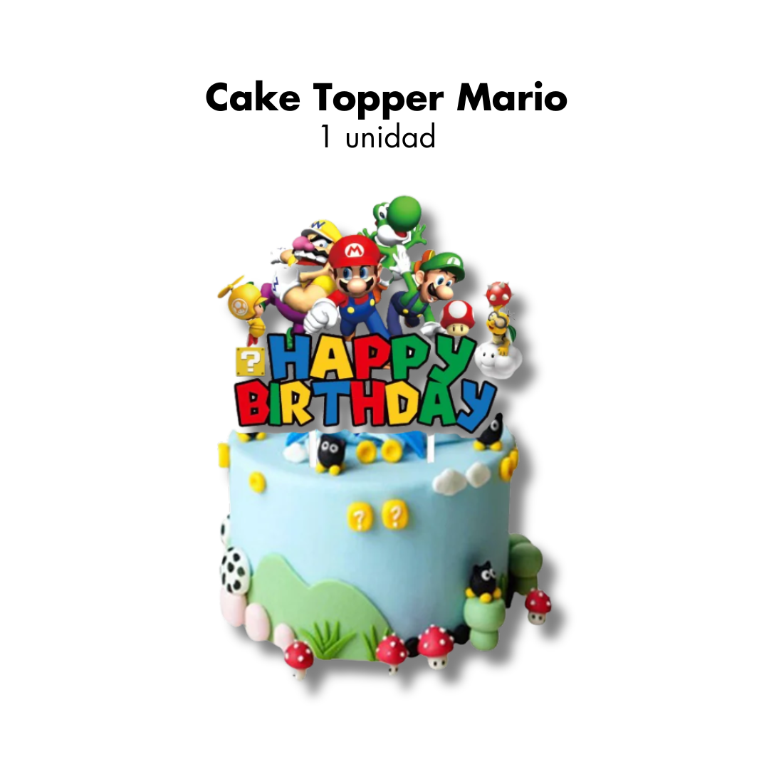 Cake Topper Mario Bros (x1u)