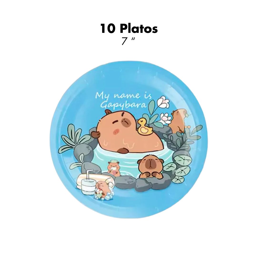Platos Capybara 7" (x10u)