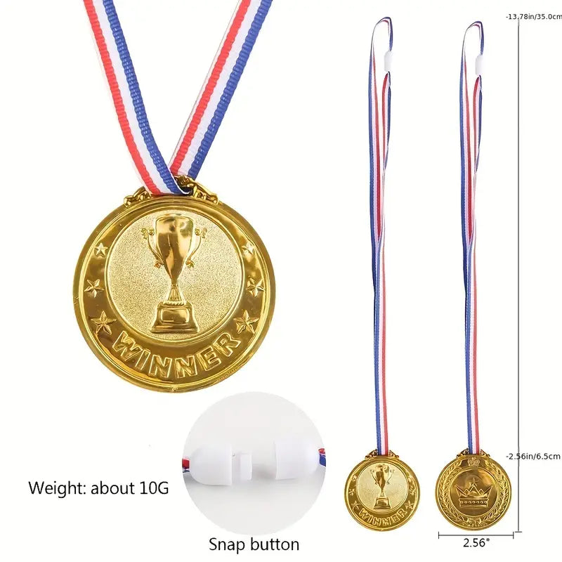 Medalla de Oro Plastico #1 (Grande)