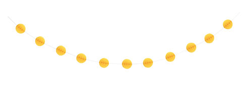 MIN HONEYCOMB BALL GARLAND