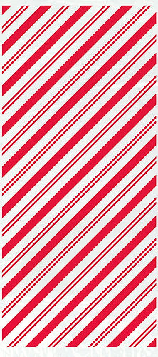 Red Stripes Snowman Cello Bags