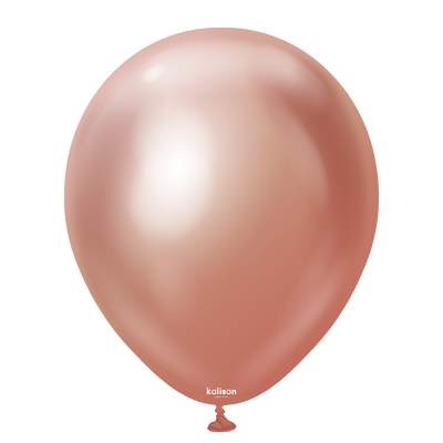 Kalisan Balloons 5" Mirror Rose Gold 50pcs