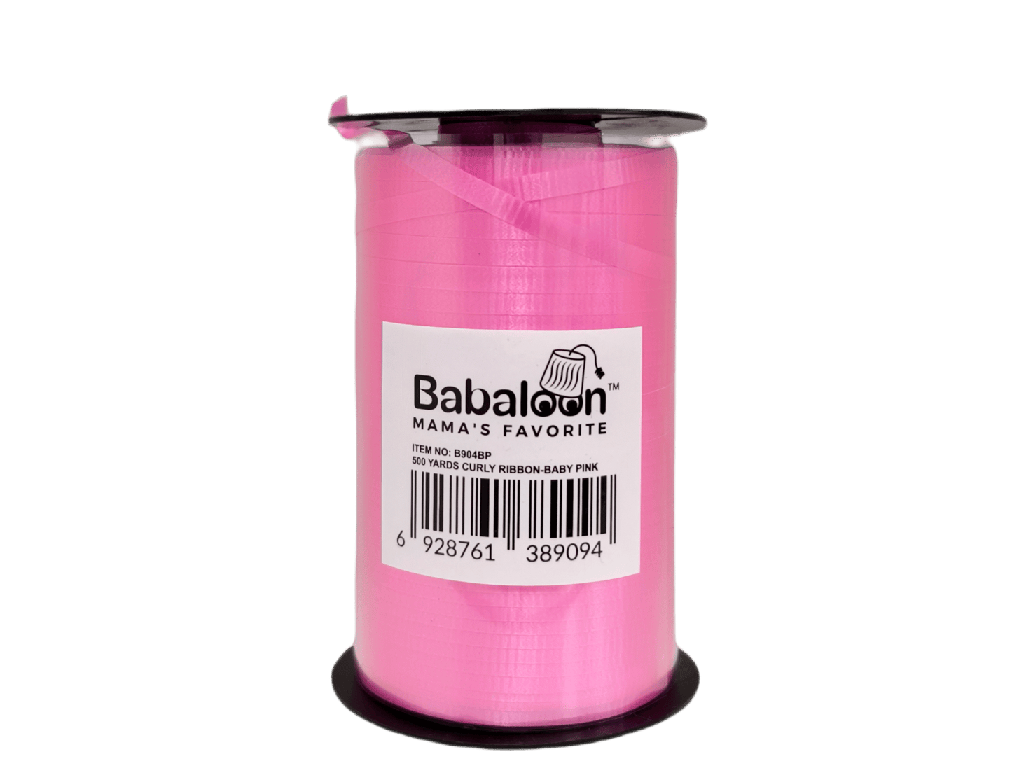500 Yards Curly Ribbon Baby Pink