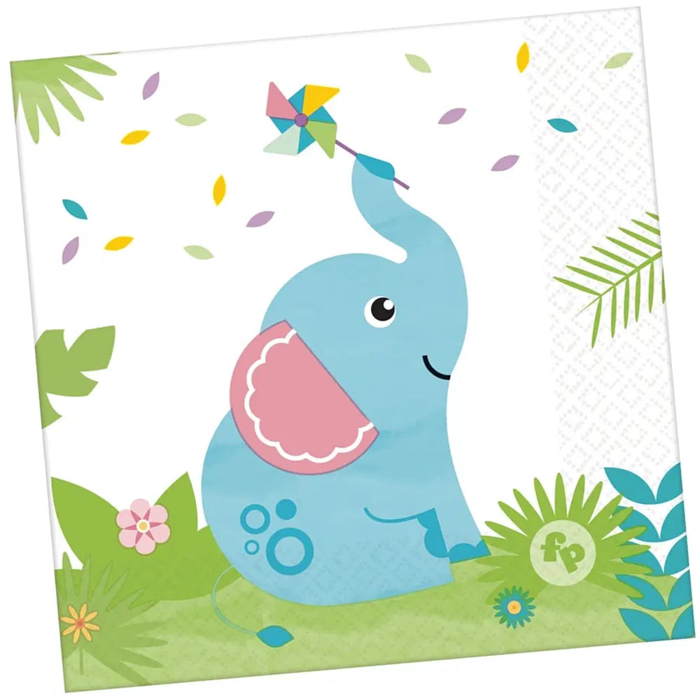 Hello baby Beverage Napkins (x16u)