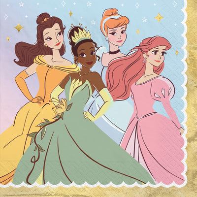 Disney Princess Beverage Napkins (x16u)