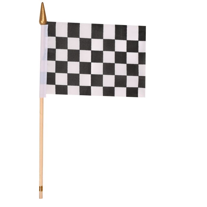 Racing Flag Pequeña / Bandera Carrera Tela