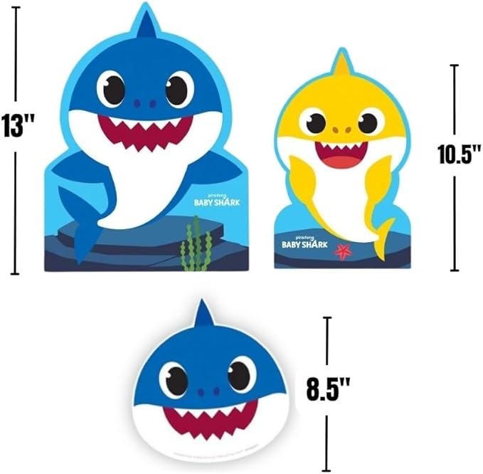 Baby Shark Cutouts (x12u)