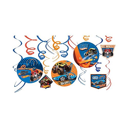 Espirales Decorativos Hot Wheels (x12u)