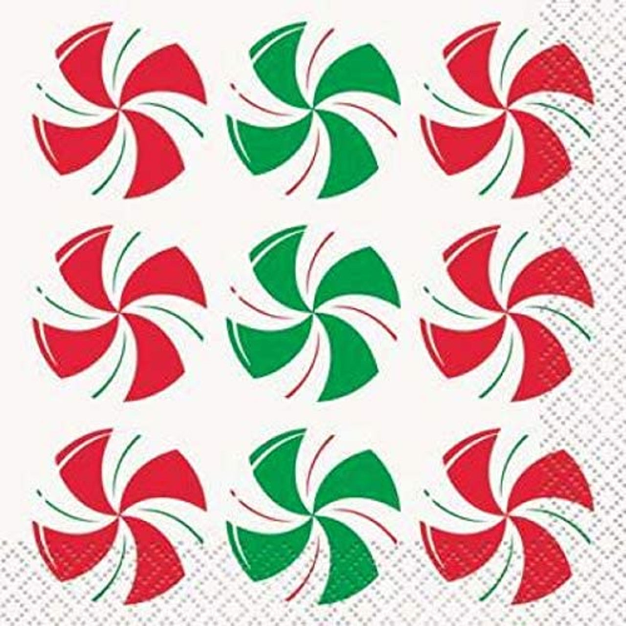 Xmas Napkins Peppermint