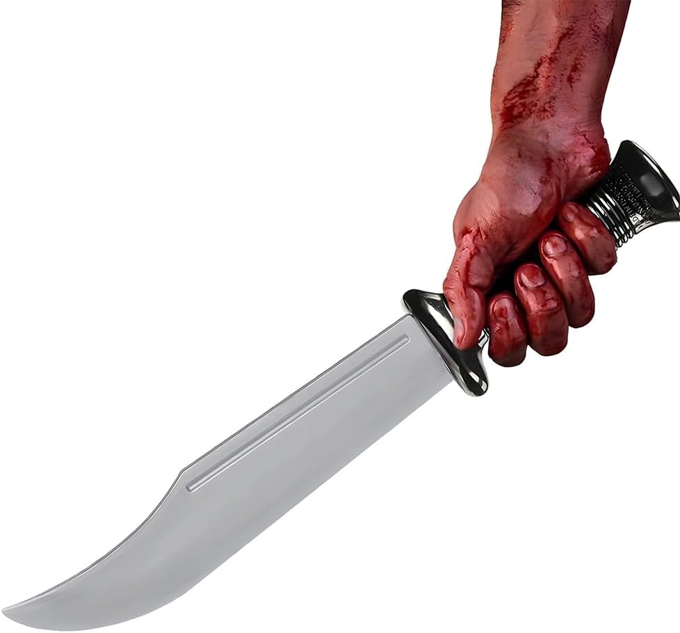 Horror Halloween Chrome Knife (x1u)