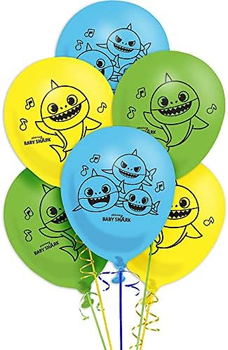 Globos Latex Baby Shark 12" (x6u)