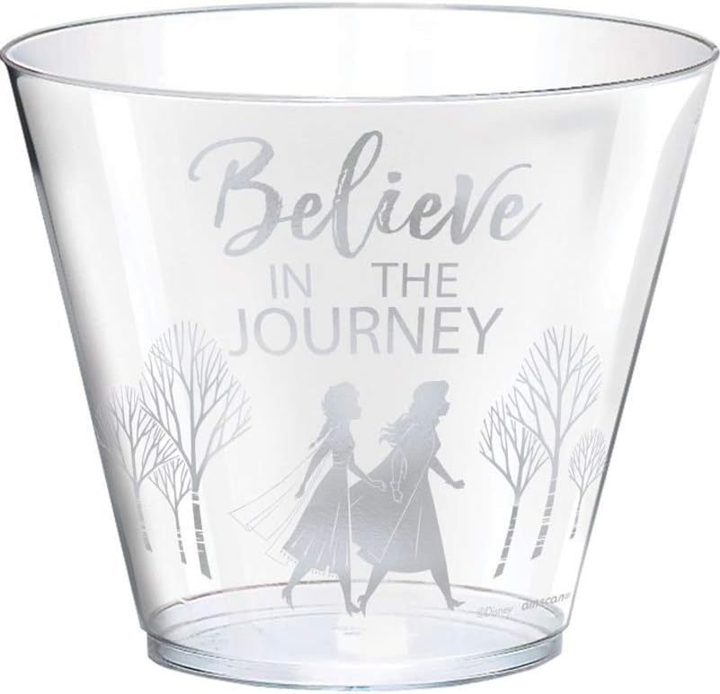 Frozen Plastic Tumblers Vasos 9oz (x8u)