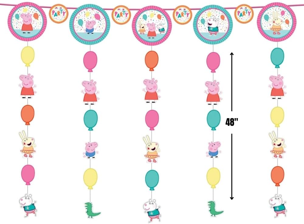 Hanging String Peppa Pig (x5u)