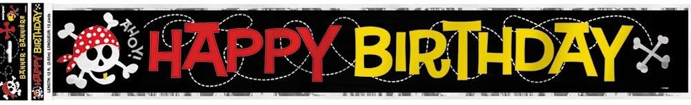 Pirate Fun Banner 12ft (x1u)