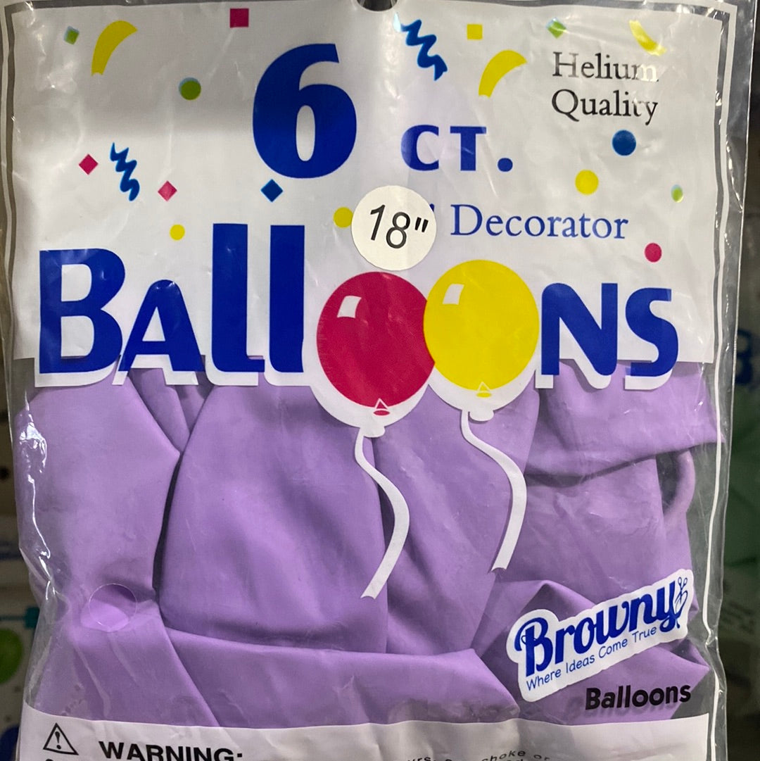 Globo Latex 18" 618-MPL