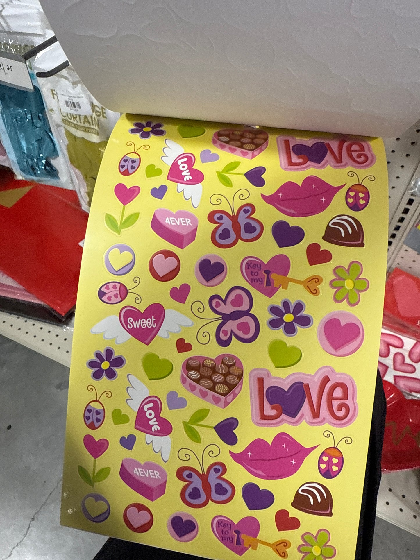 Valentine Day Stickers Books (variedad de diseños)