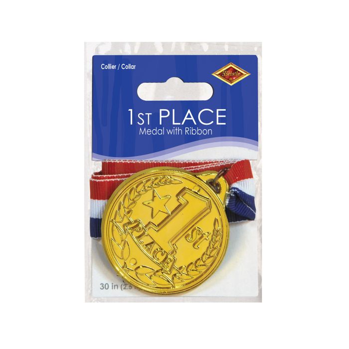 "1st" Place Medal w/Ribbon