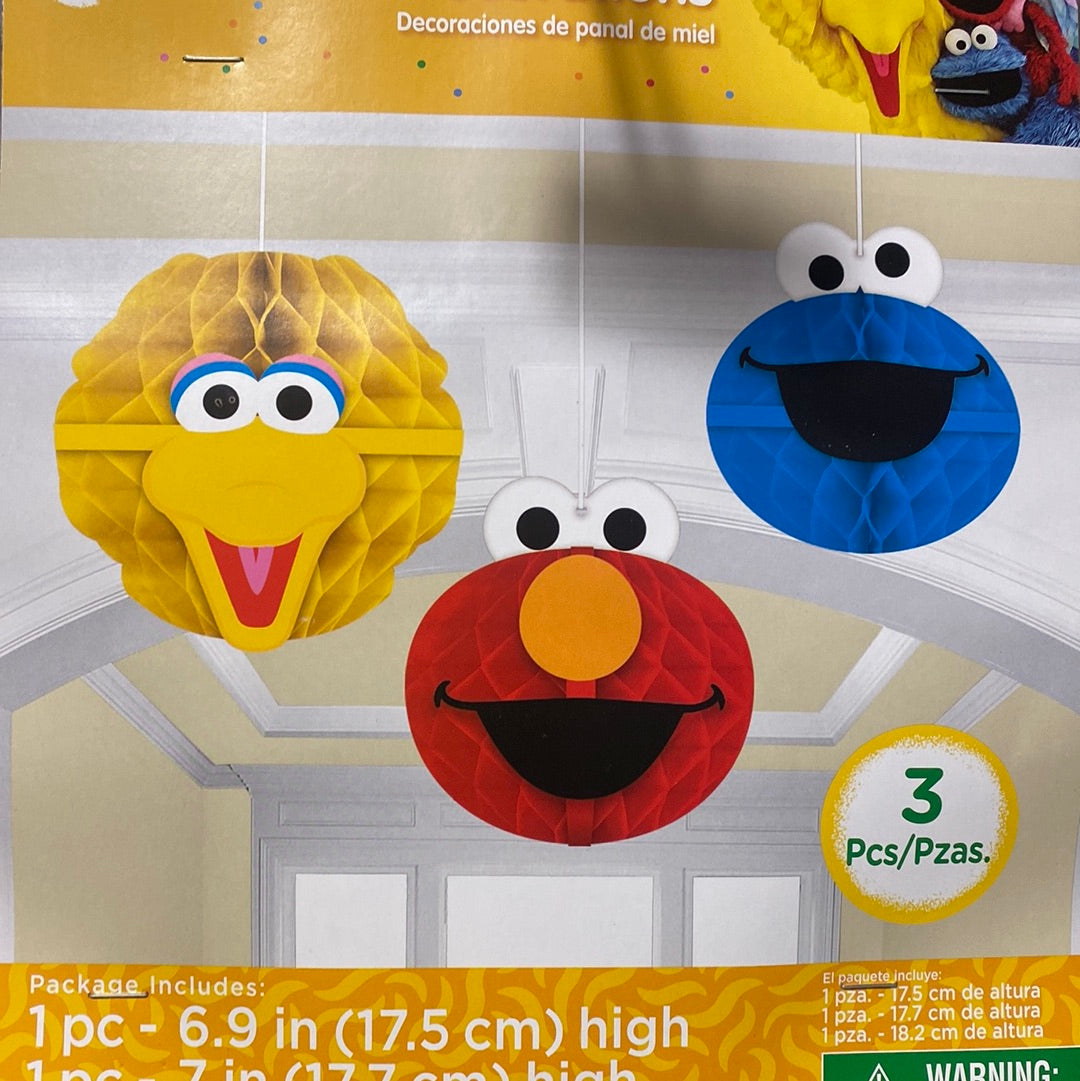 Decoration Honeycomb Sesame Street