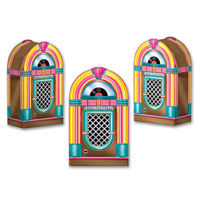 Jukebox Favor Boxes Retro Vintage (x3u)