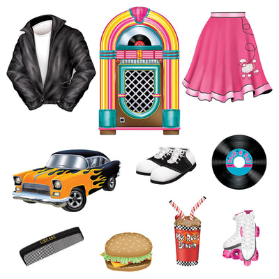 50's Cutouts Retro Vintage (x10u)