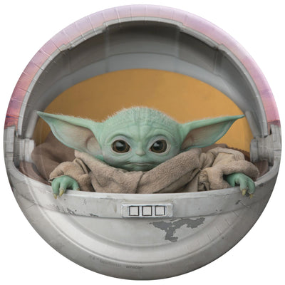 Mandalorian Platos - The Mandalorian - The Child 7" Round Plates