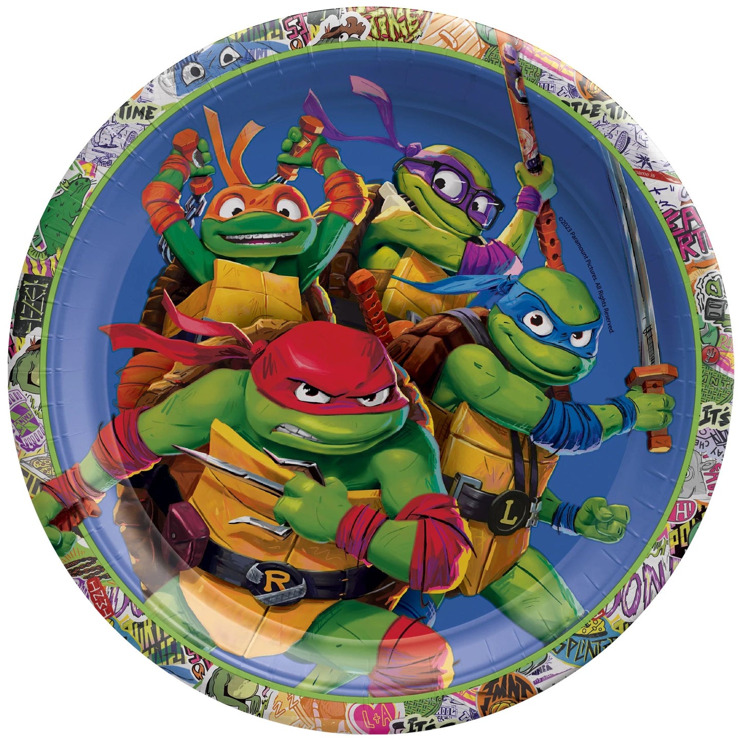 TMNT: Mutant Mayhem 9" Plates