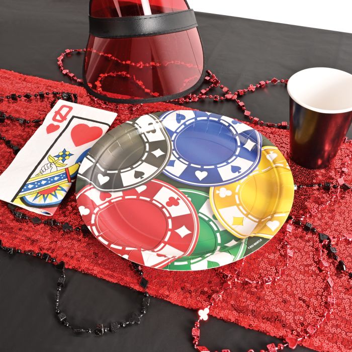 Poker Chips Plates