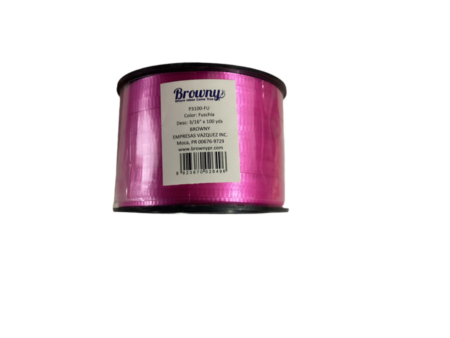 Curling Ribbon Fuschia 100yds.